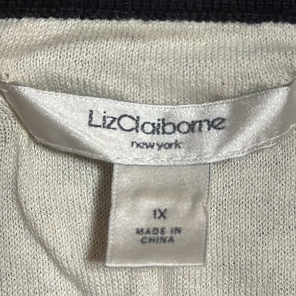 NWT Liz Claiborne 3/4 Sleeved Cardigan Sweater Size US 1X - Picture 10 of 13